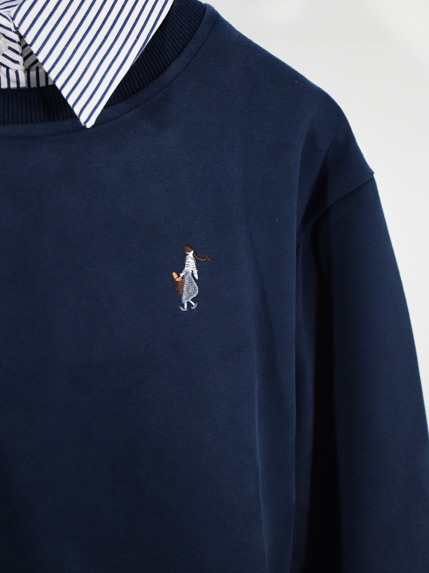 Women's Sweater in Navy (Comes in One Piece) - Simply
